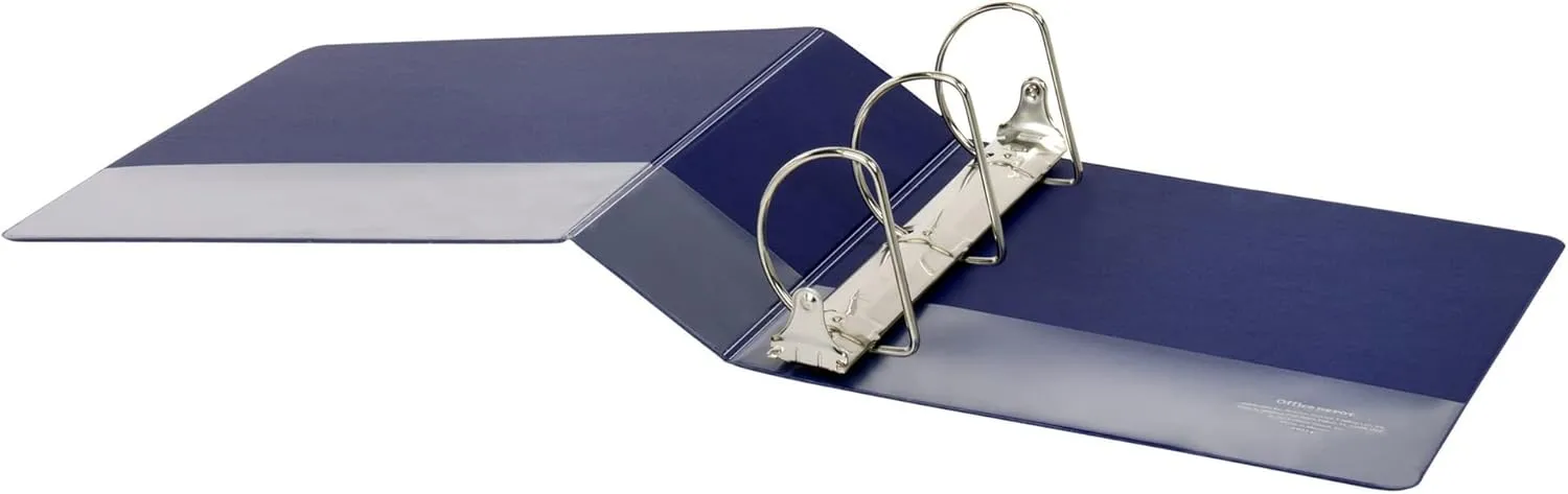 Office Depot® Brand Durable D-Ring View Binder, 3" Rings, 60% Recycled, Blue