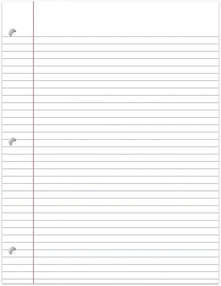 Office Depot 30% Recycled College-Ruled Notebook Filler Paper, 3-Hole Punched, 11in. x 8 1/2in., 100 Sheets, 09259OD