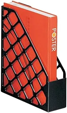 Office Depot 30% Recycled Mesh Plastic Magazine File, Standard, Black, 10411