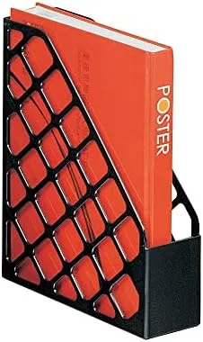 Office Depot 30% Recycled Mesh Plastic Magazine File, Standard, Black, 10411