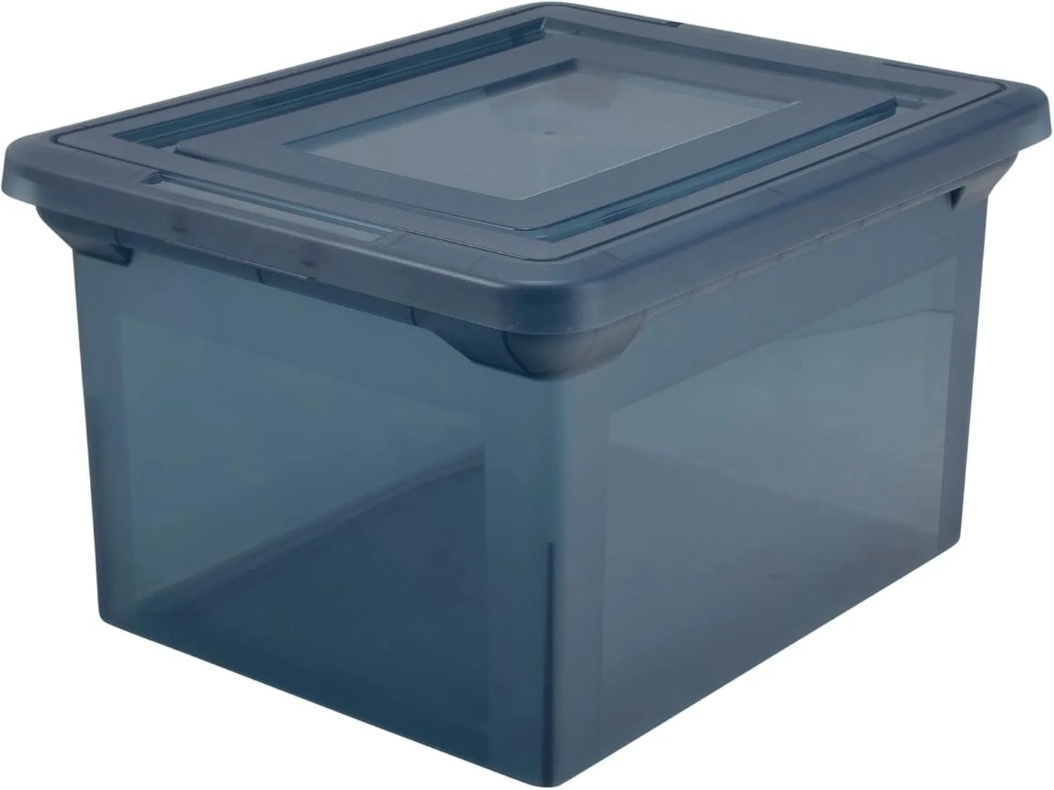 Office Depot® Brand File Tote, 35 Qt, Letter/Legal Size, 10-13/16"H x 13-5/8"W x 18"D, Copen Blue
