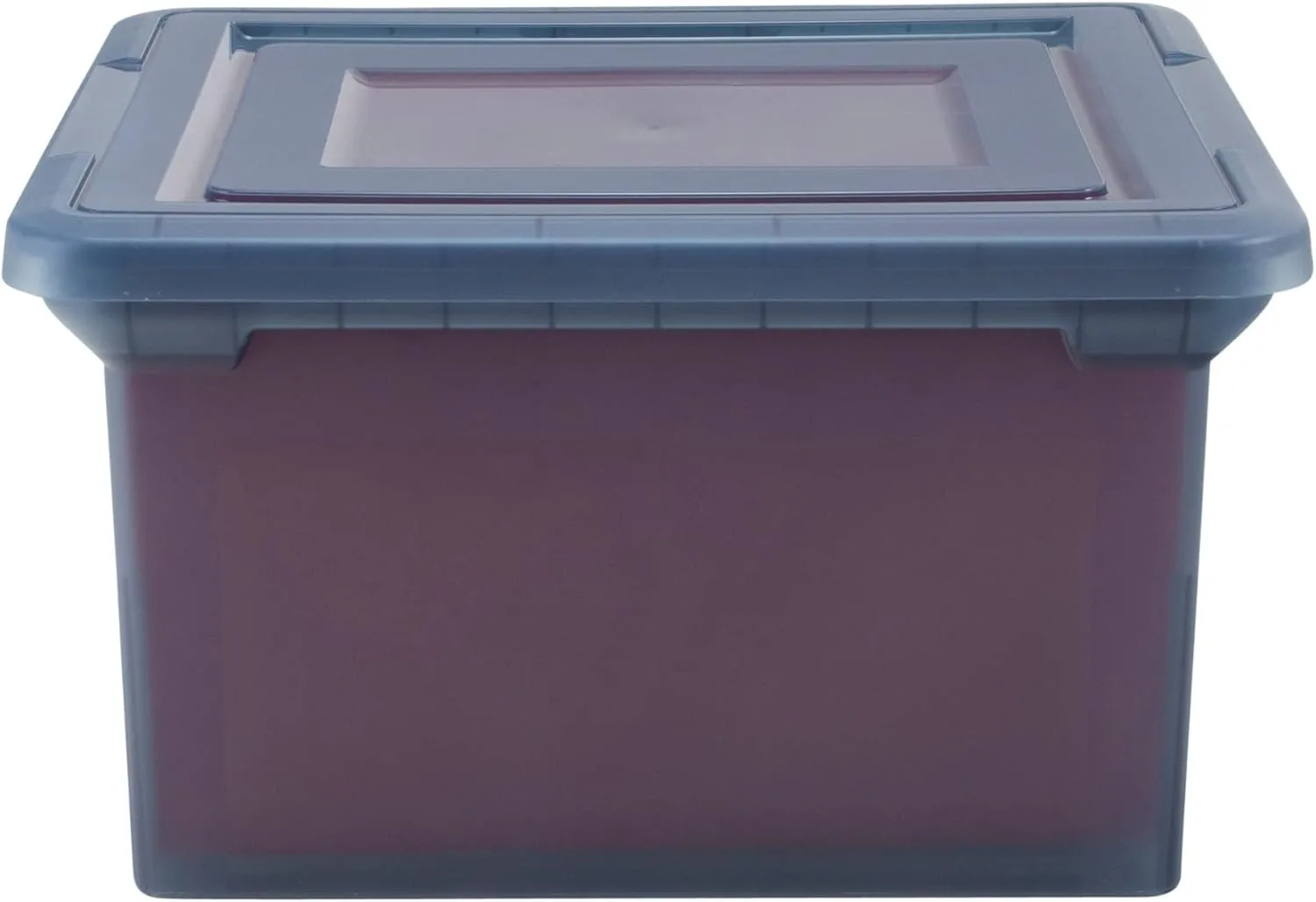 Office Depot® Brand File Tote, 35 Qt, Letter/Legal Size, 10-13/16"H x 13-5/8"W x 18"D, Copen Blue