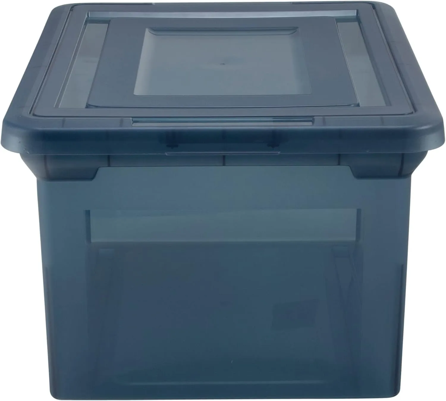 Office Depot® Brand File Tote, 35 Qt, Letter/Legal Size, 10-13/16"H x 13-5/8"W x 18"D, Copen Blue