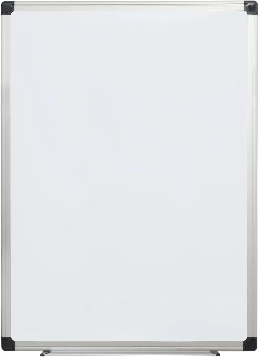 Office Depot Brand Non-Magnetic Melamine Dry-Erase Whiteboard, 24in x 36in, Aluminum Frame With Silver Finish