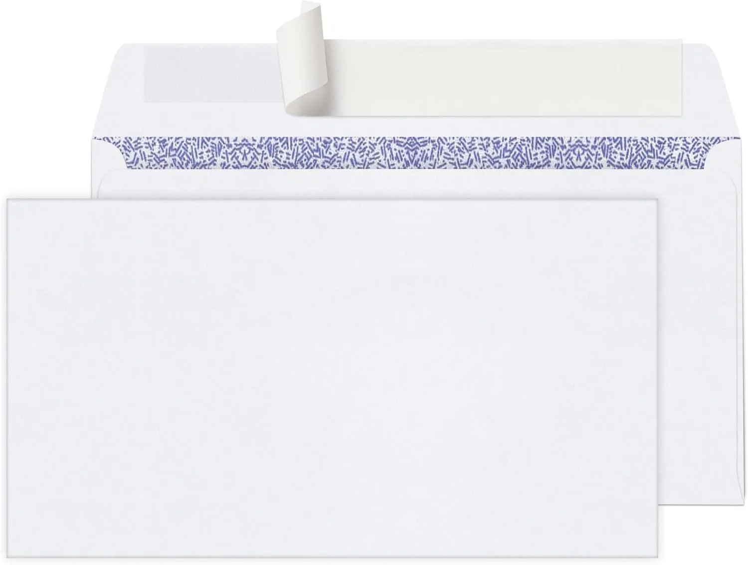 Office Depot Clean Seal(TM) Security Envelopes, #6 3/4 (3 5/8in. x 6 1/2in.), White, Box Of 100, 78185