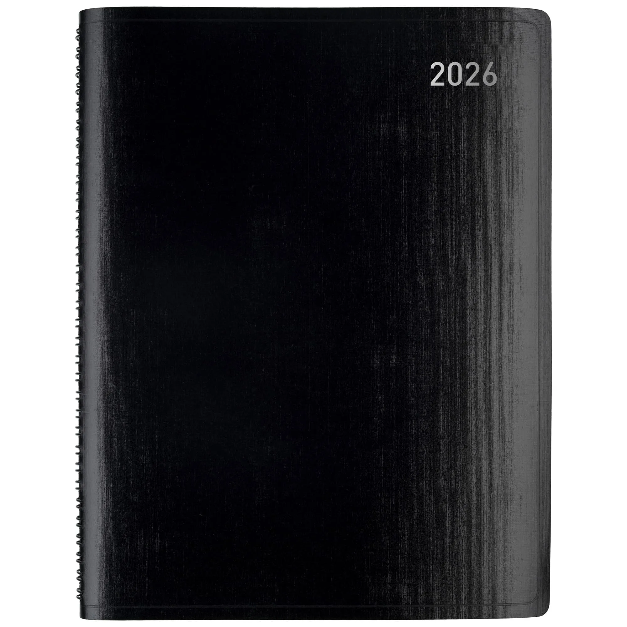 Office Depot Brand Weekly Monthly Planner, 8" x 11", Black, January 2026 to December 2026, OD71080026