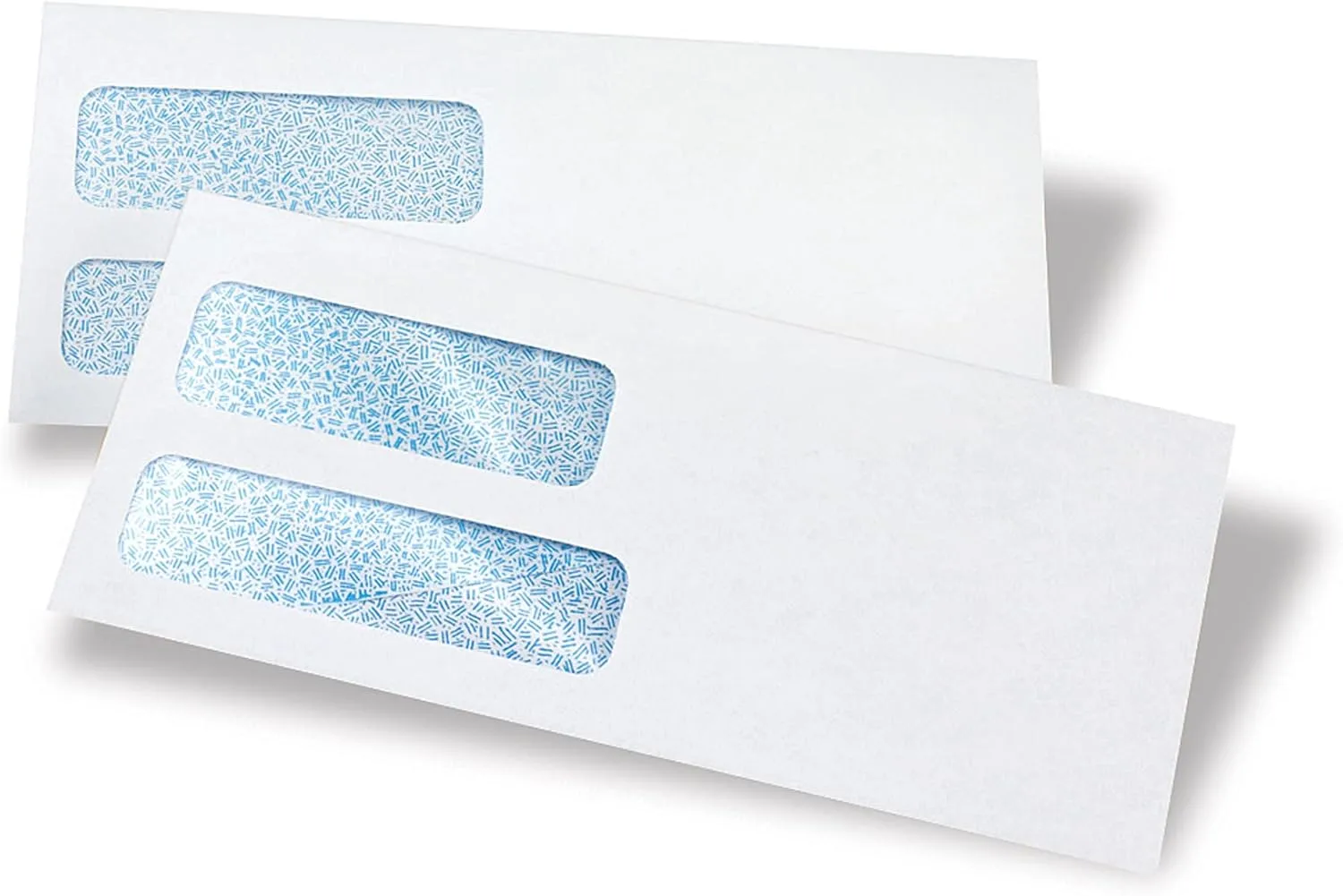 Office Depot Double-Window Envelopes, #9 (3 7/8in x 8 7/8in), White, Box of 500