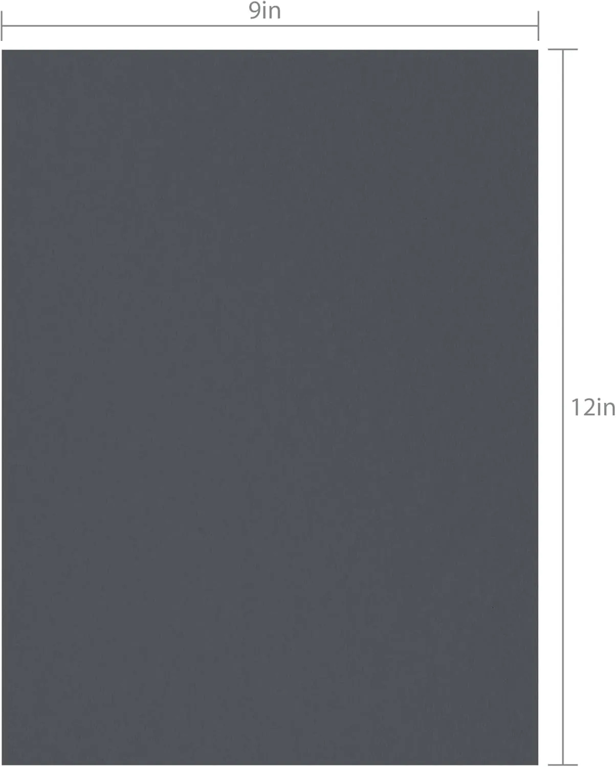 Office Depot® Brand Construction Paper, 9" x 12", 100% Recycled, Black, Pack Of 2,000 Sheets
