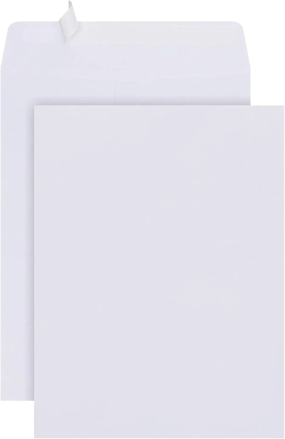 Office Depot Clean Seal(TM) Catalog Envelopes, 9in. x 12in., 30% Recycled, White, Pack Of 100, 77920