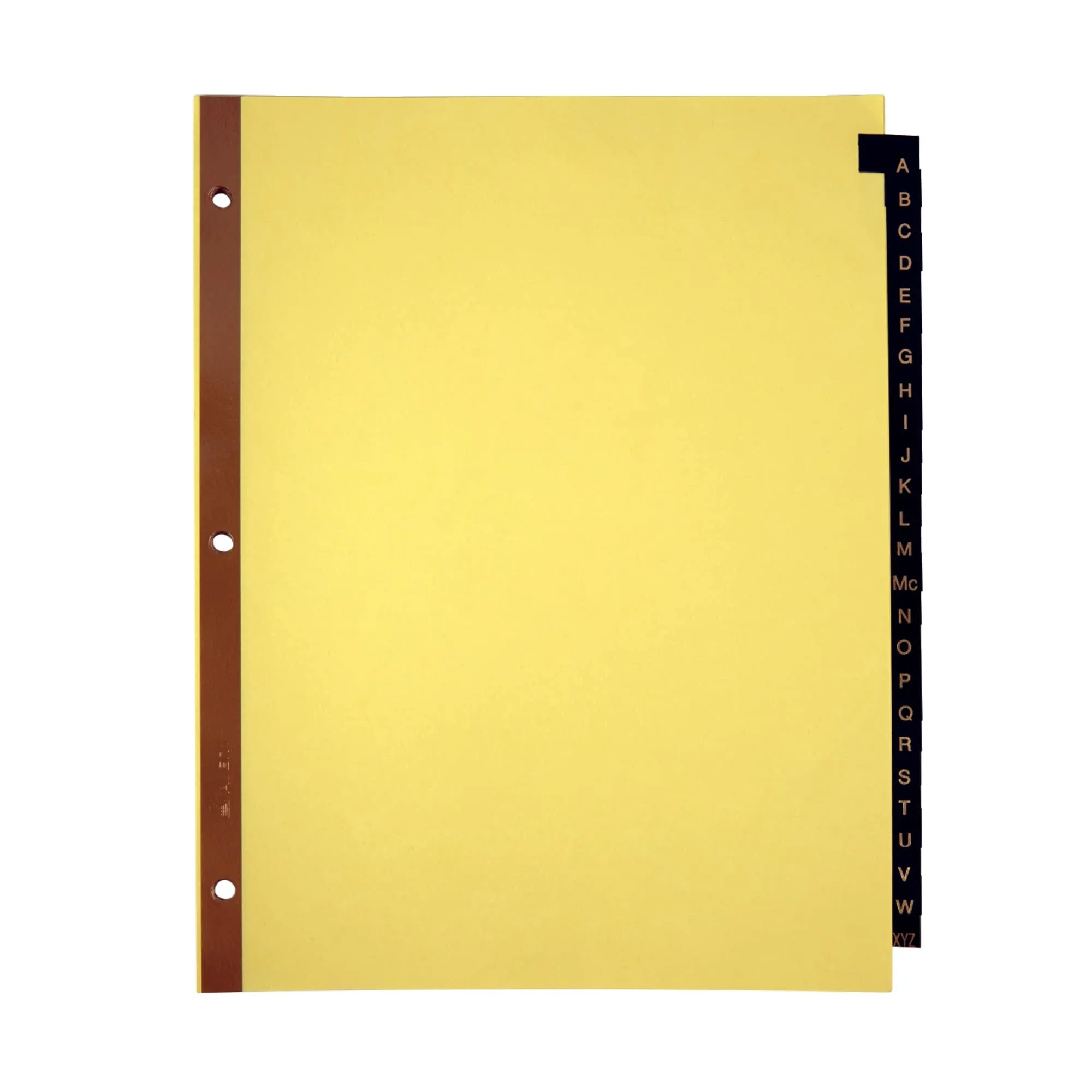 Office Depot Preprinted Tab Dividers, A-Z, Letter Size, 26 Tabs