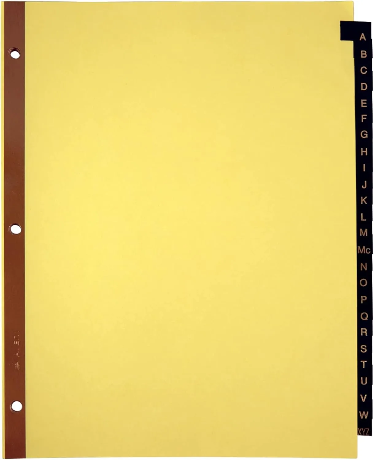 Office Depot Preprinted Tab Dividers, A-Z, Letter Size, 26 Tabs