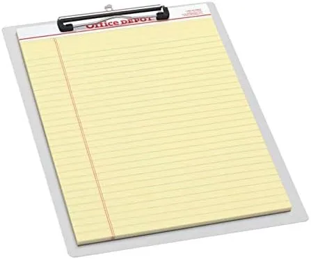 Office Depot Aluminum Clipboard, 9 x 12.5 inches, OD10047