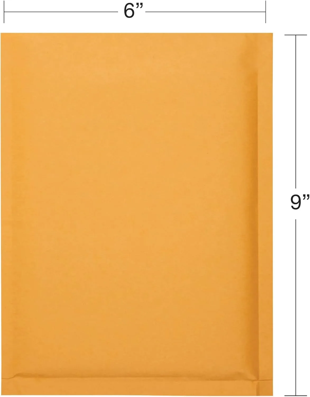 Office Depot Self-Sealing Bubble Mailers, 6 in x 9 in, Pack of 25