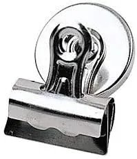 Office Depot Bulldog Magnetic Clips, 2 1/4in., Silver, Pack Of 3, AV-MGCL