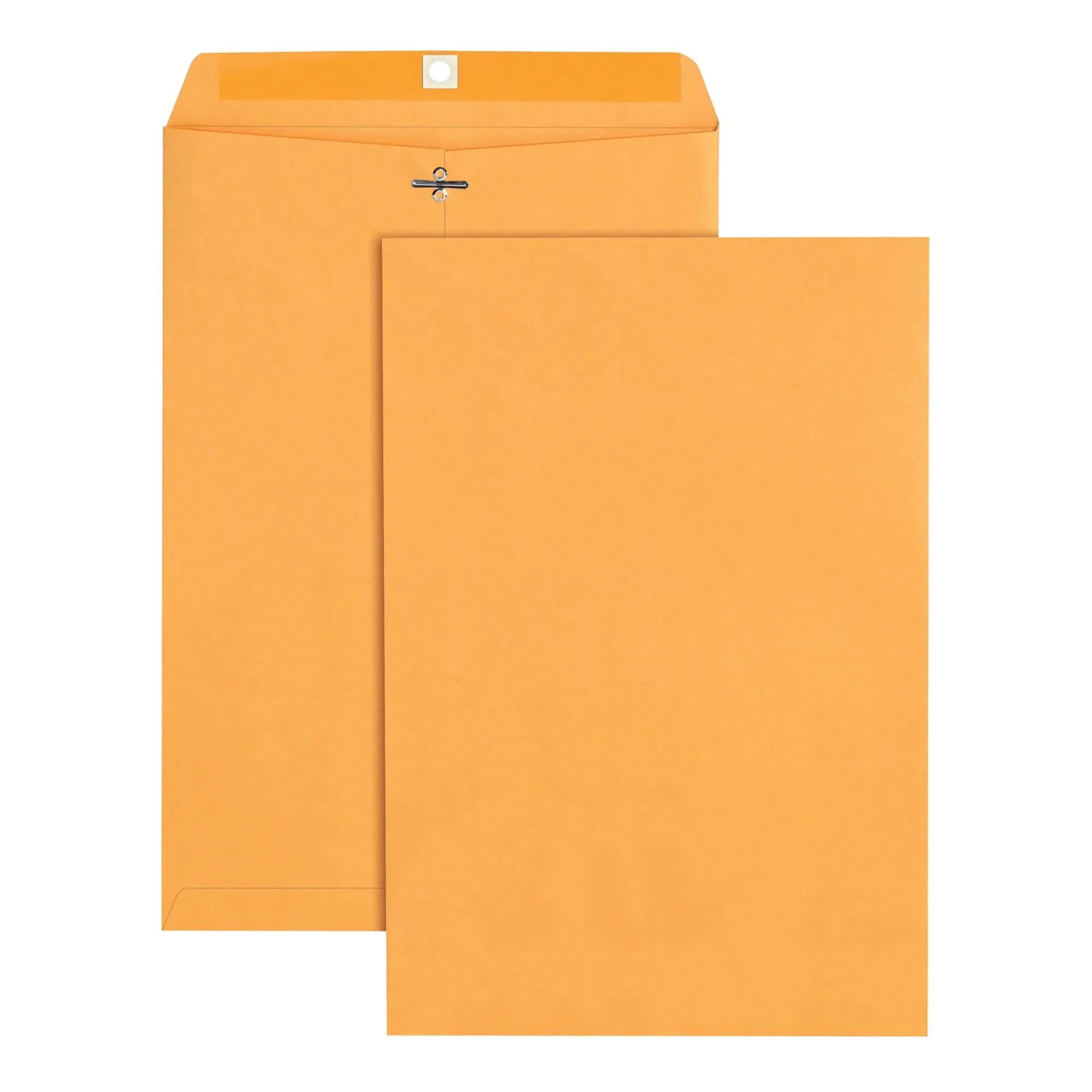 Office Depot Brand Clasp Envelopes, 10 x 15 Inches, Brown, Box of 100