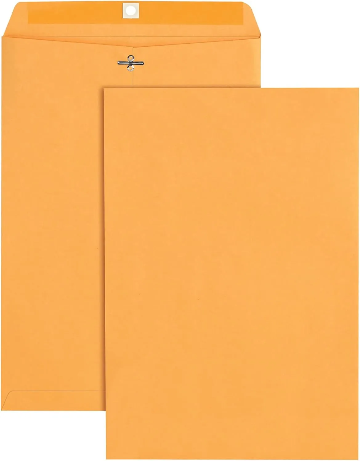 Office Depot Brand Clasp Envelopes, 10 x 15 Inches, Brown, Box of 100