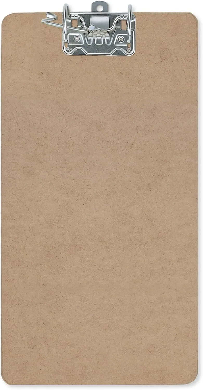 Office Depot Clipboard with Arch Clip, 9in. x 15 1/2in., 100% Recycled, Brown, 10034