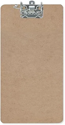 Office Depot Clipboard with Arch Clip, 9in. x 15 1/2in., 100% Recycled, Brown, 10034
