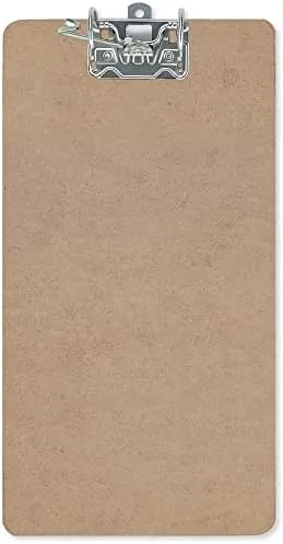 Office Depot Clipboard with Arch Clip, 9in. x 15 1/2in., 100% Recycled, Brown, 10034
