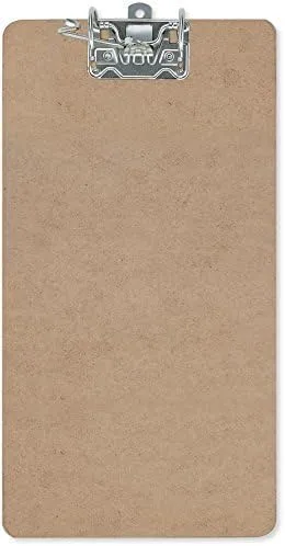 Office Depot Clipboard with Arch Clip, 9in. x 15 1/2in., 100% Recycled, Brown, 10034
