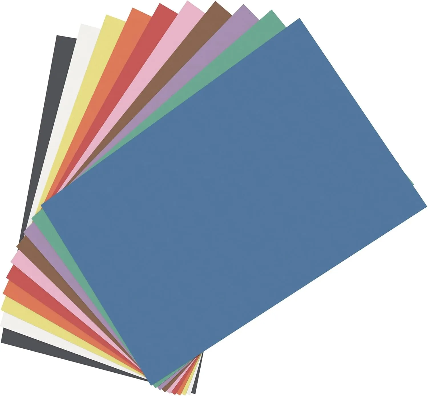 Office Depot Brand Construction Paper, 12" x 18", 100% Recycled, Assorted Colors, Pack Of 50 Sheets