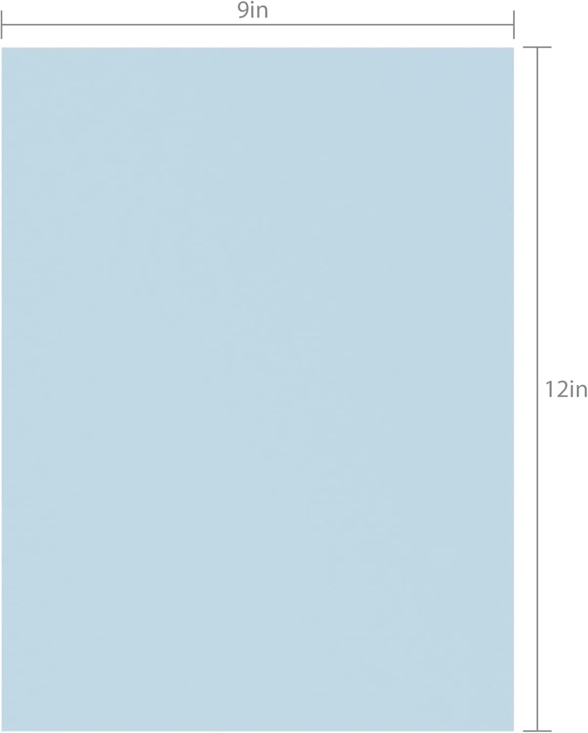 Office Depot® Brand Construction Paper, 9" x 12", 100% Recycled, Light Blue, Pack Of 50 Sheets