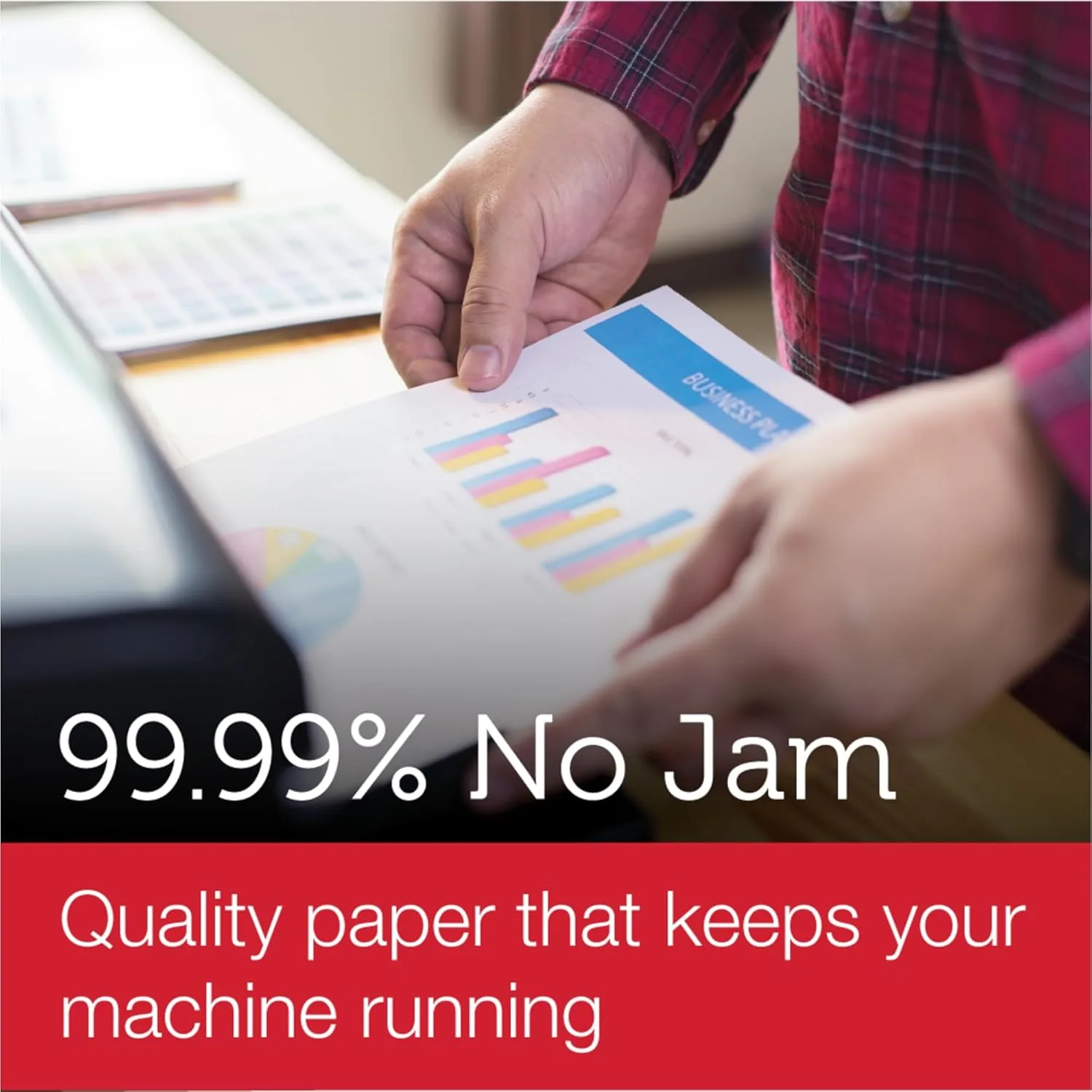 Office Depot Multi-Use Printer & Copy Paper, 5 Reams, White, Letter (8.5in x 11in), 2500 Sheets Per Case, 20 Lb, 96 Brightness, 58288