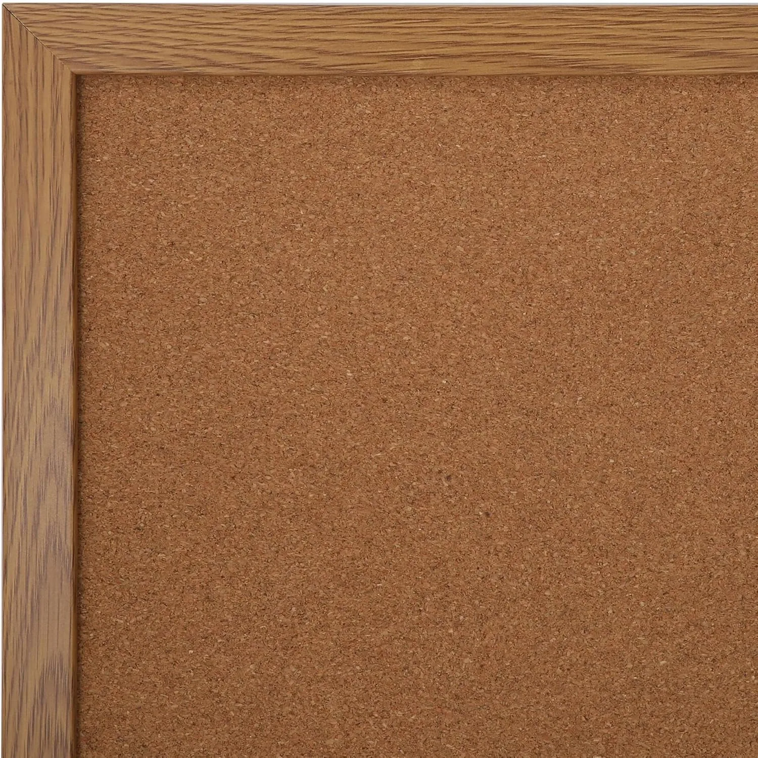 Office Depot Brand Cork Bulletin Board, 24 x 36 in, Oak Frame