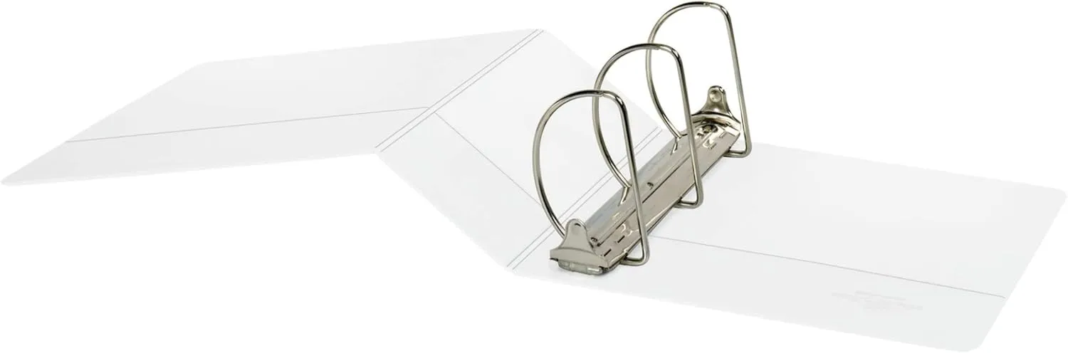 Office Depot® Brand Durable View D-Ring Binder, 5" Rings, 39% Recycled, White