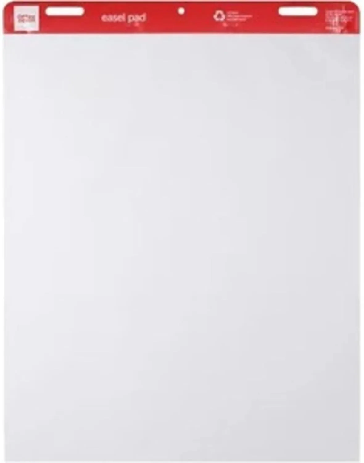 Office Depot® Brand Easel Pads, 27" x 34", 50 Sheets, 30% Recycled, White, Pack Of 2