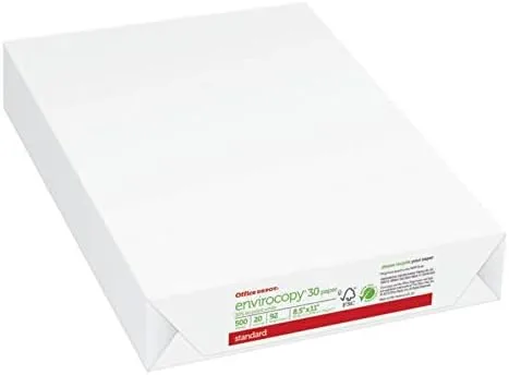 Office Depot EnviroCopy FSC Certified Copy Paper, Letter, 20 lb, 500 Sheets