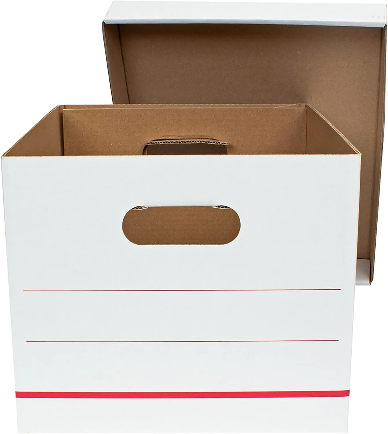 Office Depot® Standard-Duty Corrugated File Boxes, 15" x 12" x 10", Pack of 15