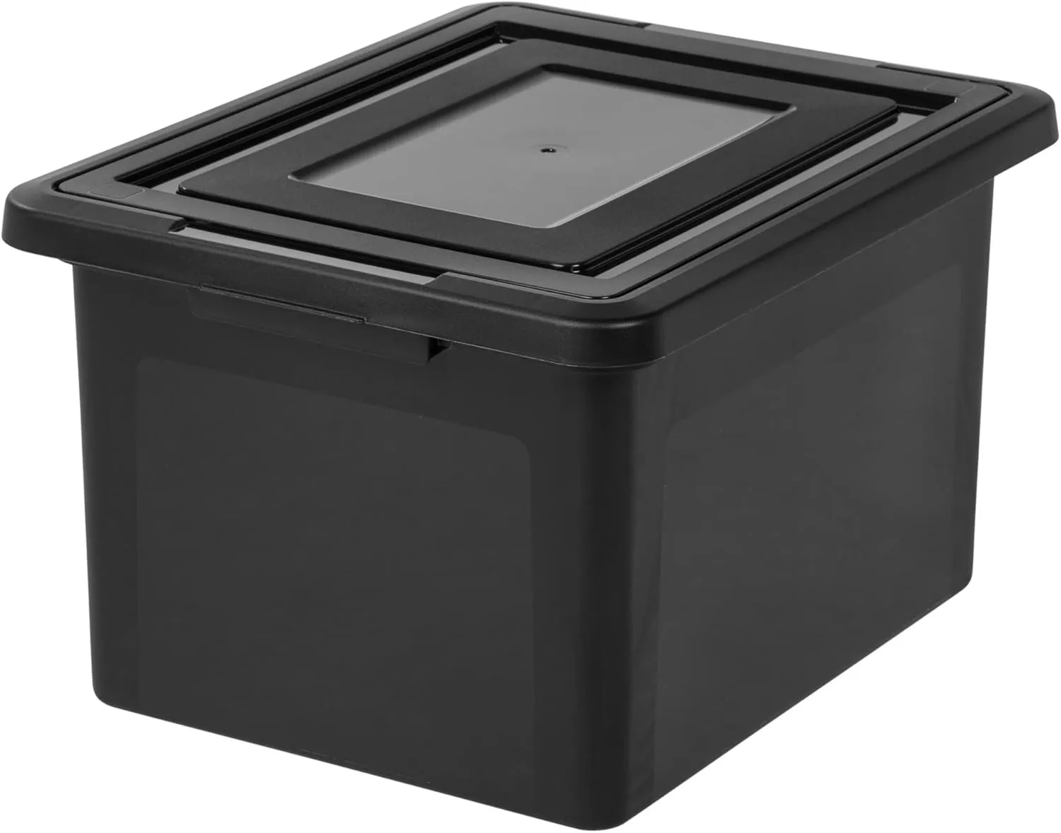 Office Depot Brand File Tote, Letter/Legal Size, 18inL x 14 1/4inW x 10 7/8inH, 30% Recycled, Black