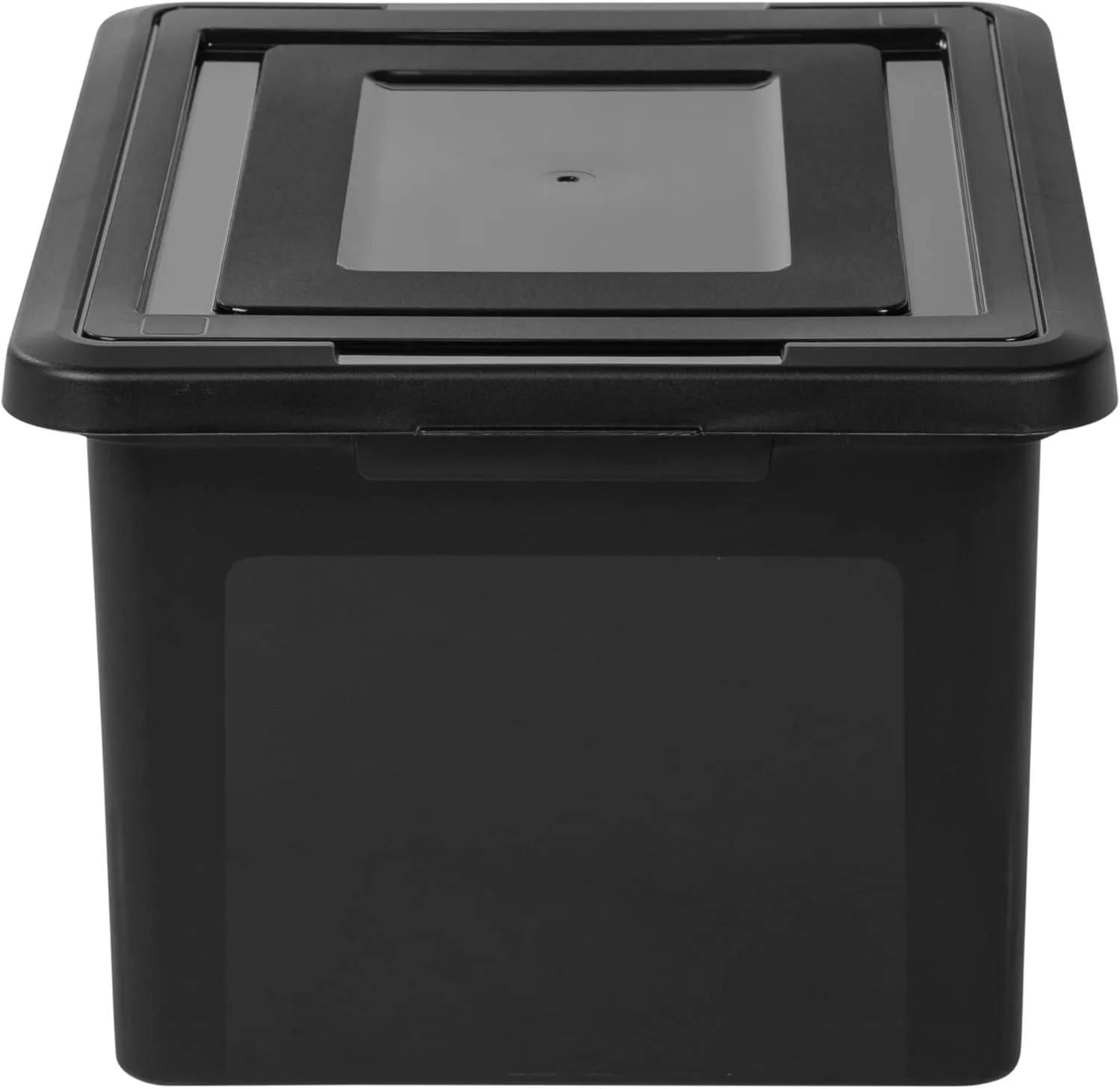 Office Depot Brand File Tote, Letter/Legal Size, 18inL x 14 1/4inW x 10 7/8inH, 30% Recycled, Black