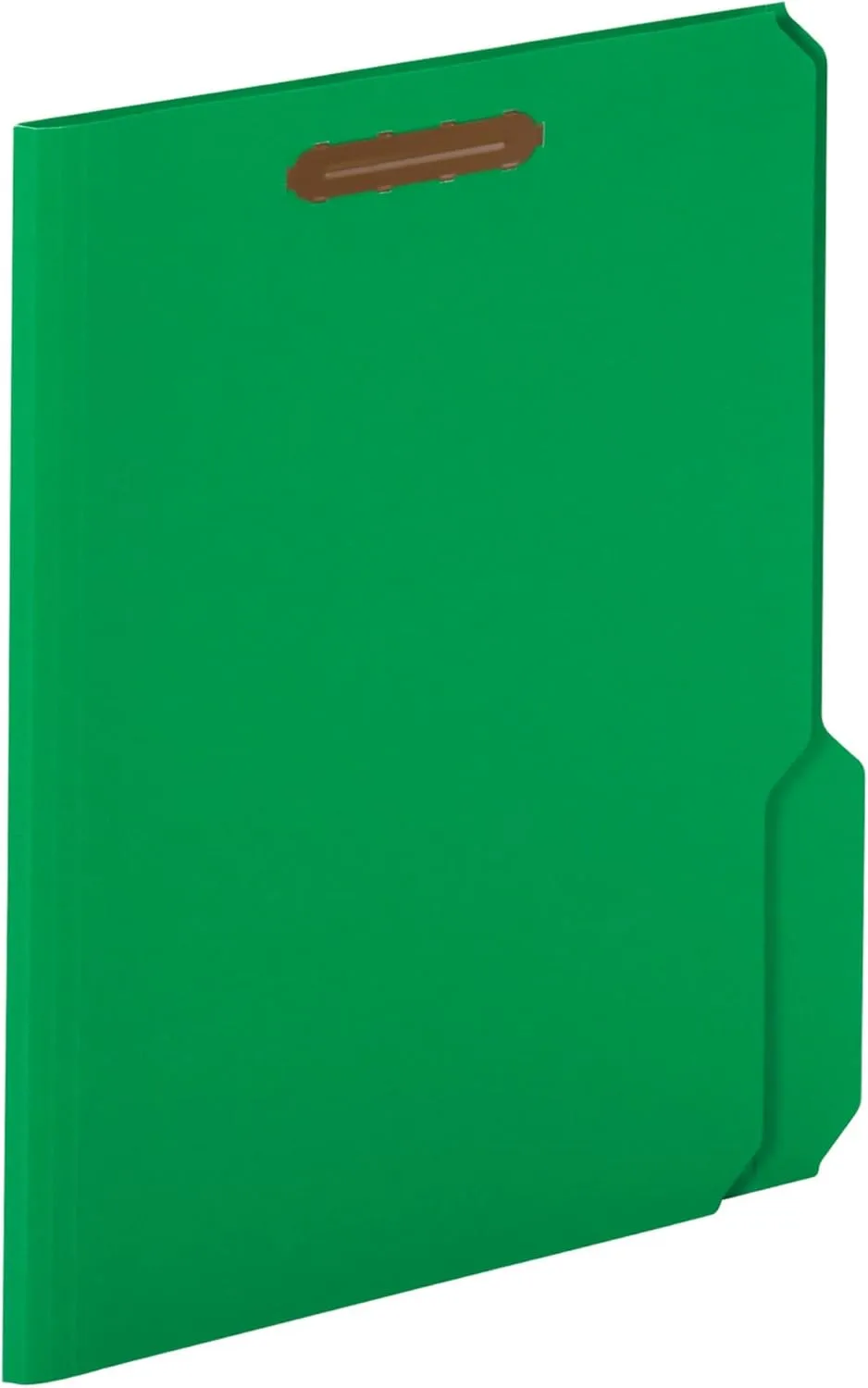 Office Depot Color Fastener File Folders, Letter Size, Green, Pack of 50, OD22140GW