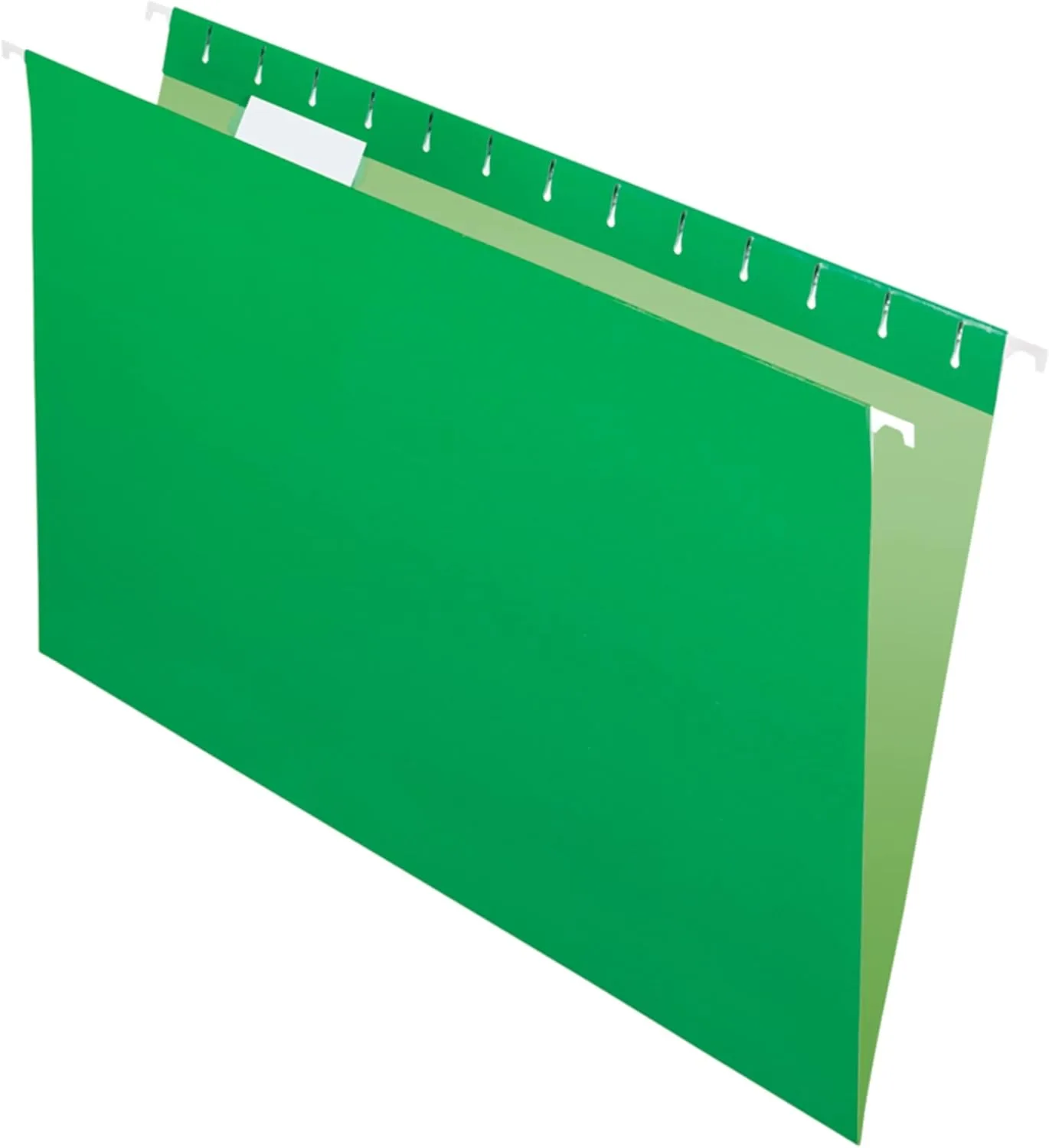 Office Depot 2-Tone Hanging File Folders, 1/5 Cut, 8 1/2in. x 14in., Legal Size, Green, Box Of 25, OD81630