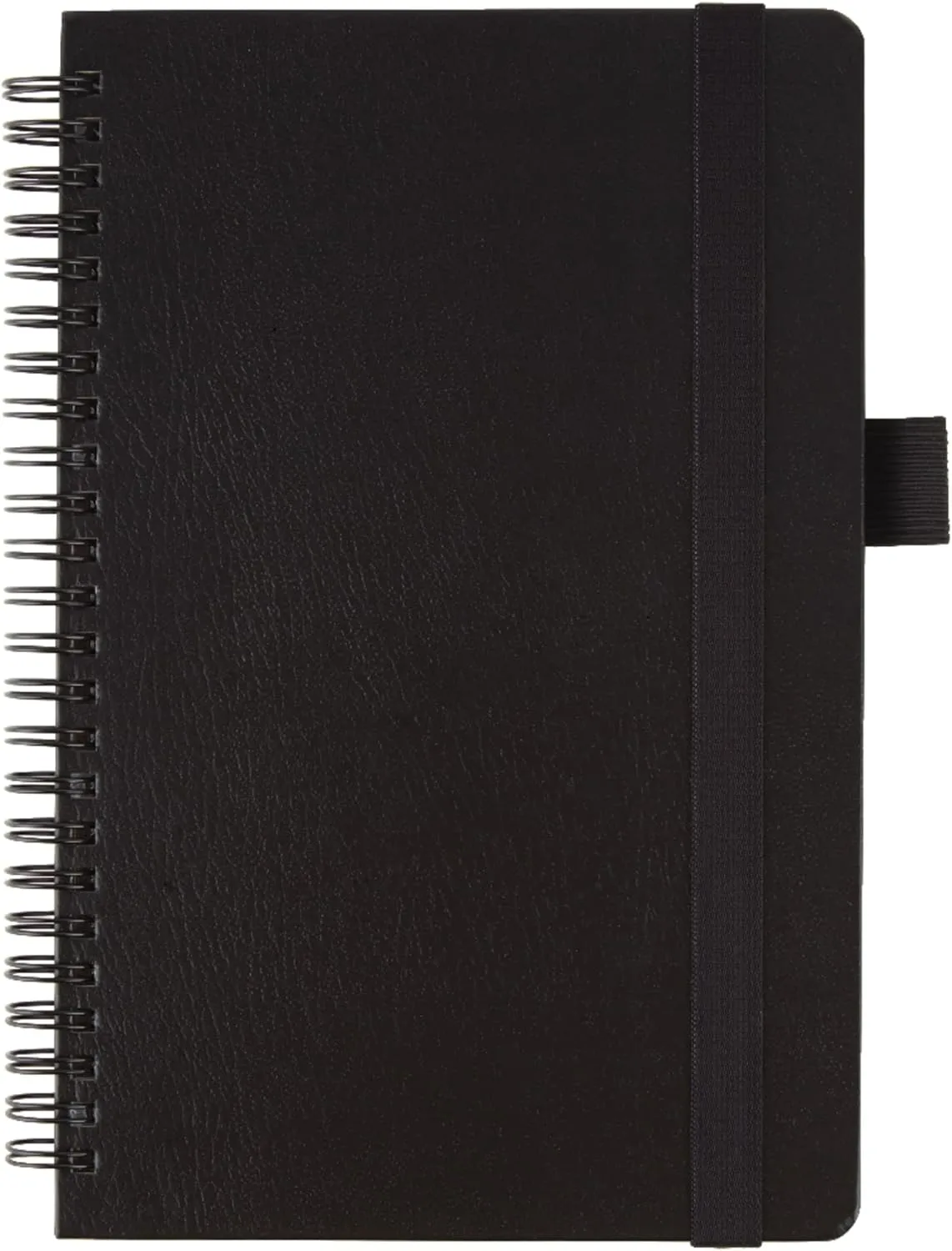 Office Depot® Brand Hard Cover Premium Business Notebook, Junior, 5 1/2" x 8 1/2", 1 Subject, Narrow Ruled, 120 Pages (60 Sheets), Black