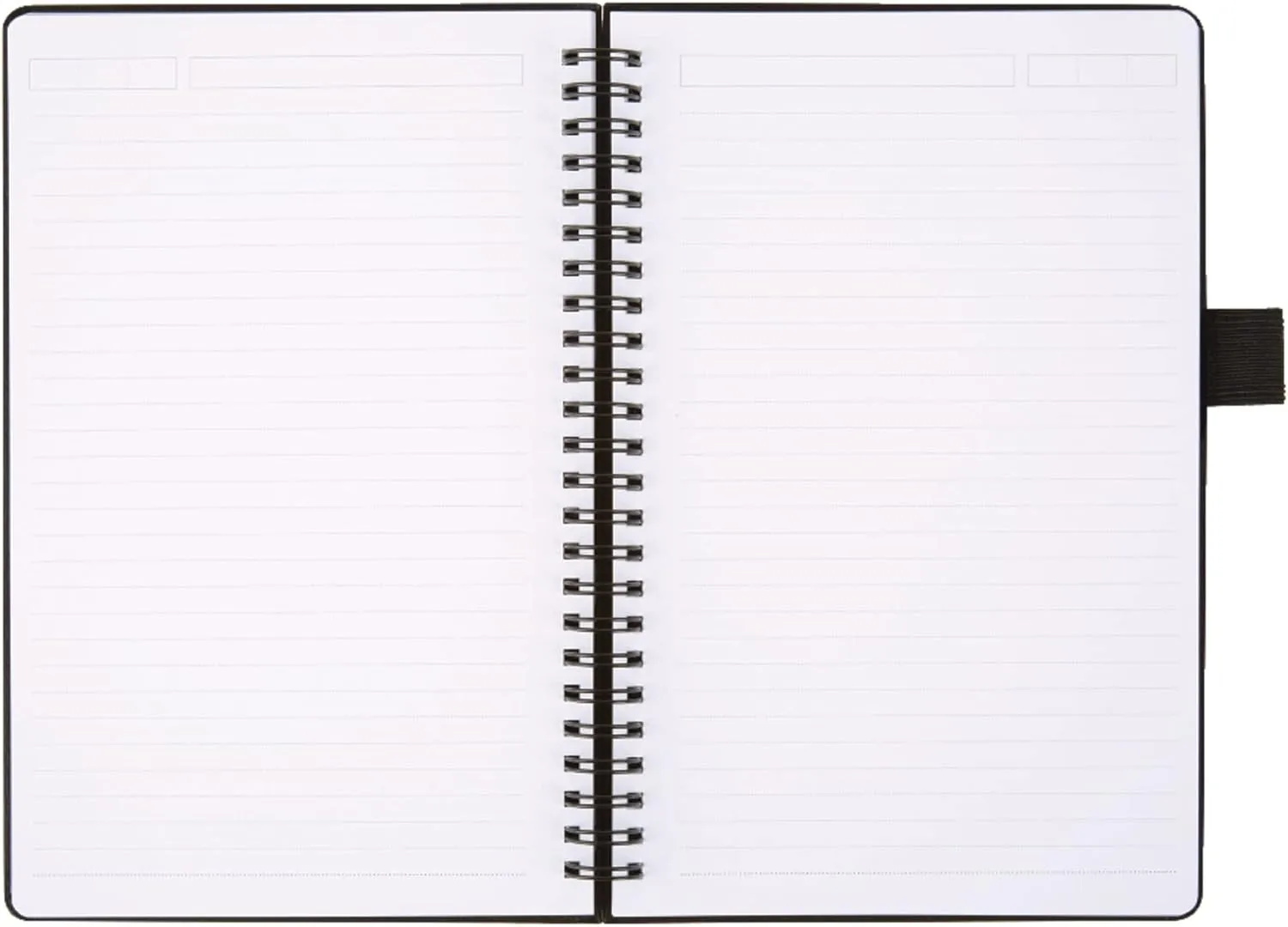 Office Depot® Brand Hard Cover Premium Business Notebook, Junior, 5 1/2" x 8 1/2", 1 Subject, Narrow Ruled, 120 Pages (60 Sheets), Black