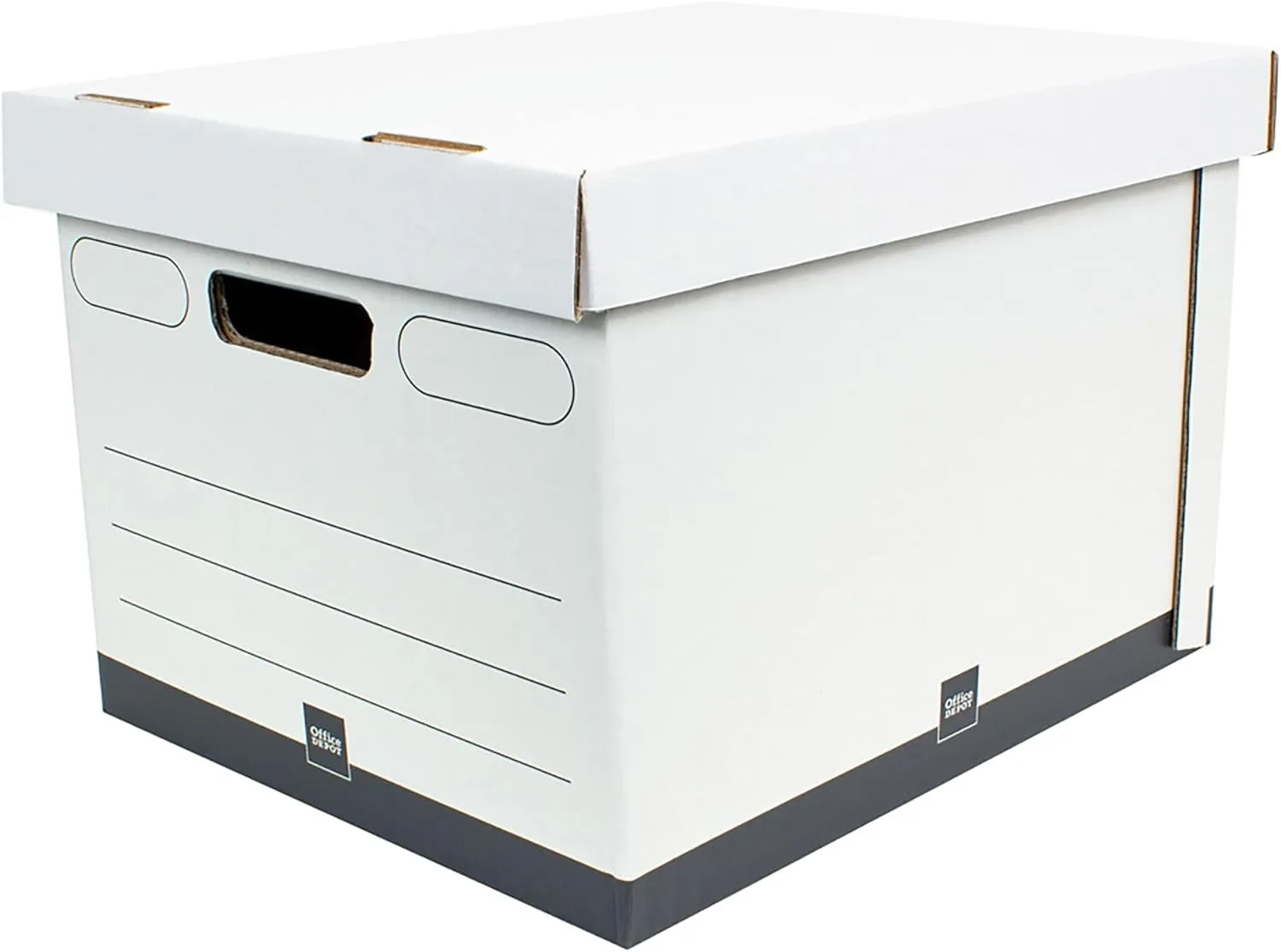 Office Depot® Brand Heavy-Duty Quick Set Up Storage Boxes, Letter/Legal, 15" x 12" x 10", Pack of 5
