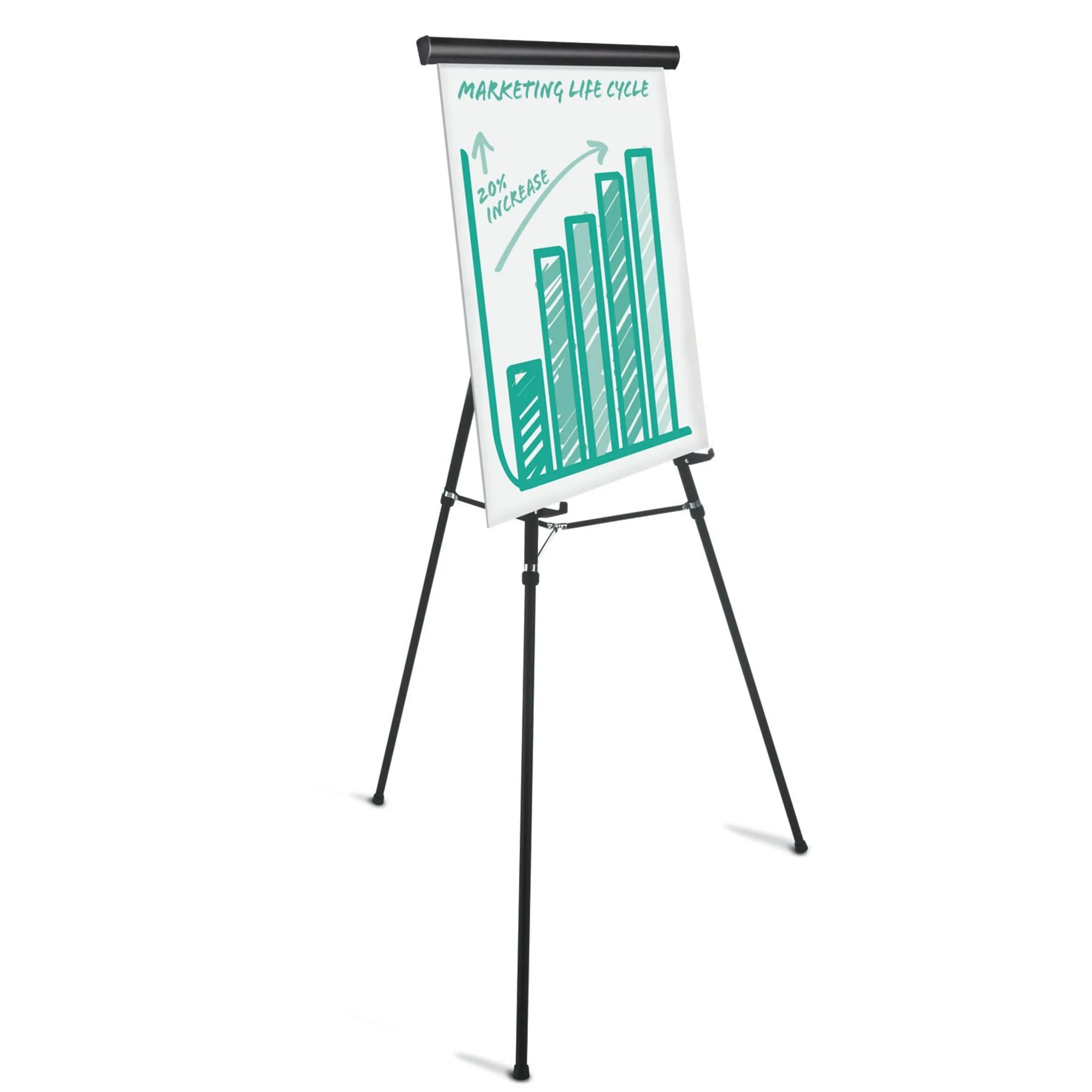 Office Depot Heavy Duty Presentation Easel, Black, 354218