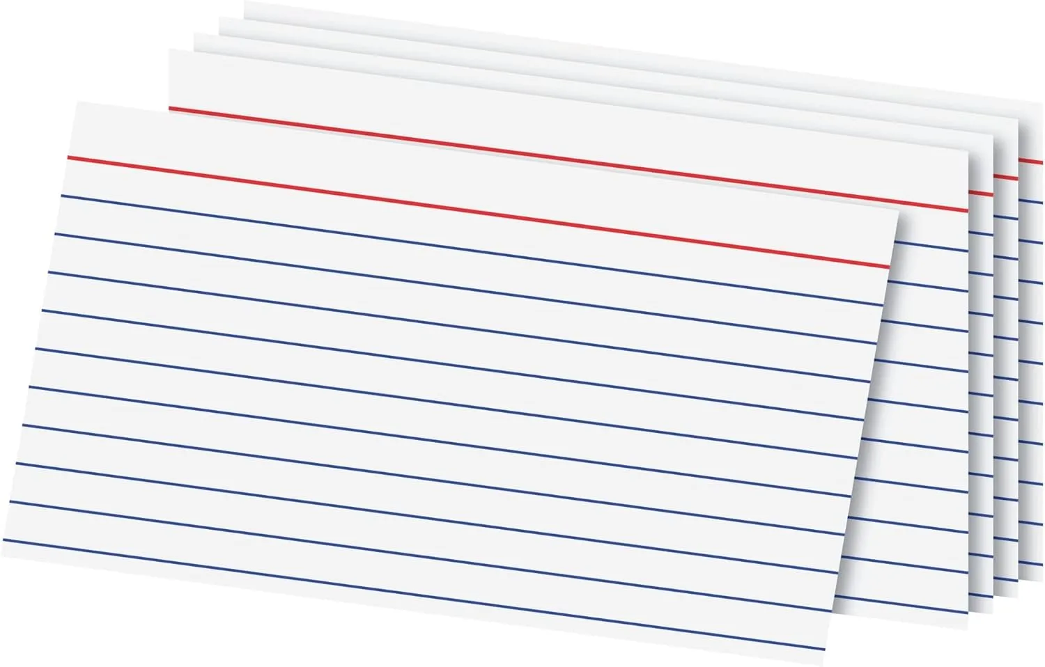 Office Depot Index Cards, 3in. x 5in., Ruled, White, 100, OD40153