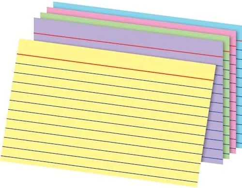 Office Depot® Brand Index Cards, 4" x 6", Rainbow, Pack Of 100