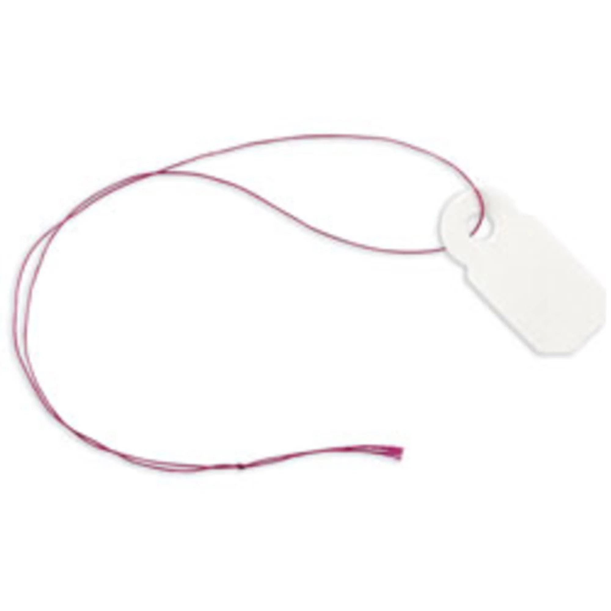 Office Depot Jewelry Tags, 0.38in. x 0.81in., White, Pack of 100, XS007007