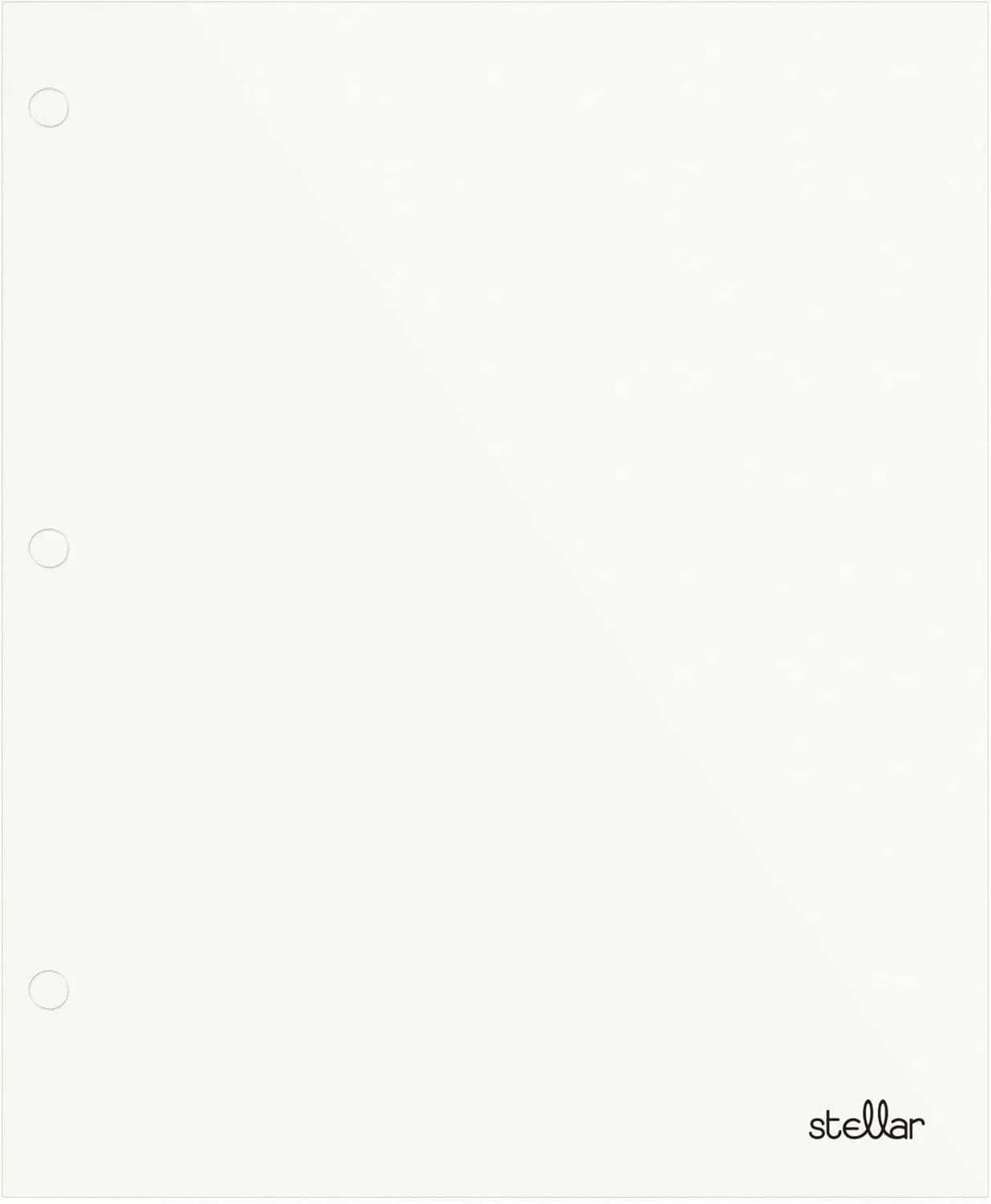 Office Depot® Brand Stellar Laminated 2-Pocket Paper Folder, Letter Size, White