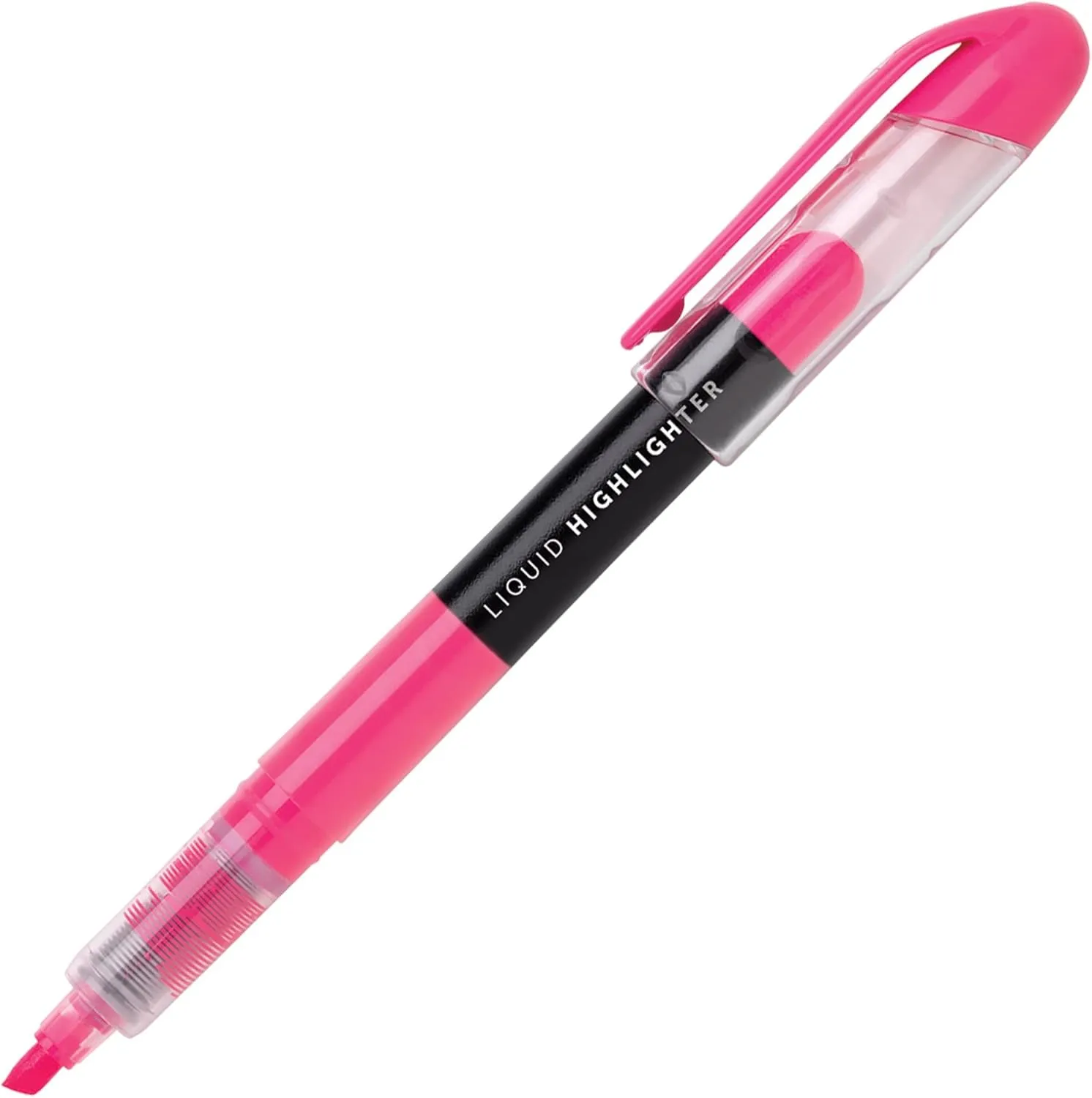 Office Depot Brand(R) Liquid Ink Highlighters With Chisel Tips, Assorted Colors, Pack Of 12, OD24660