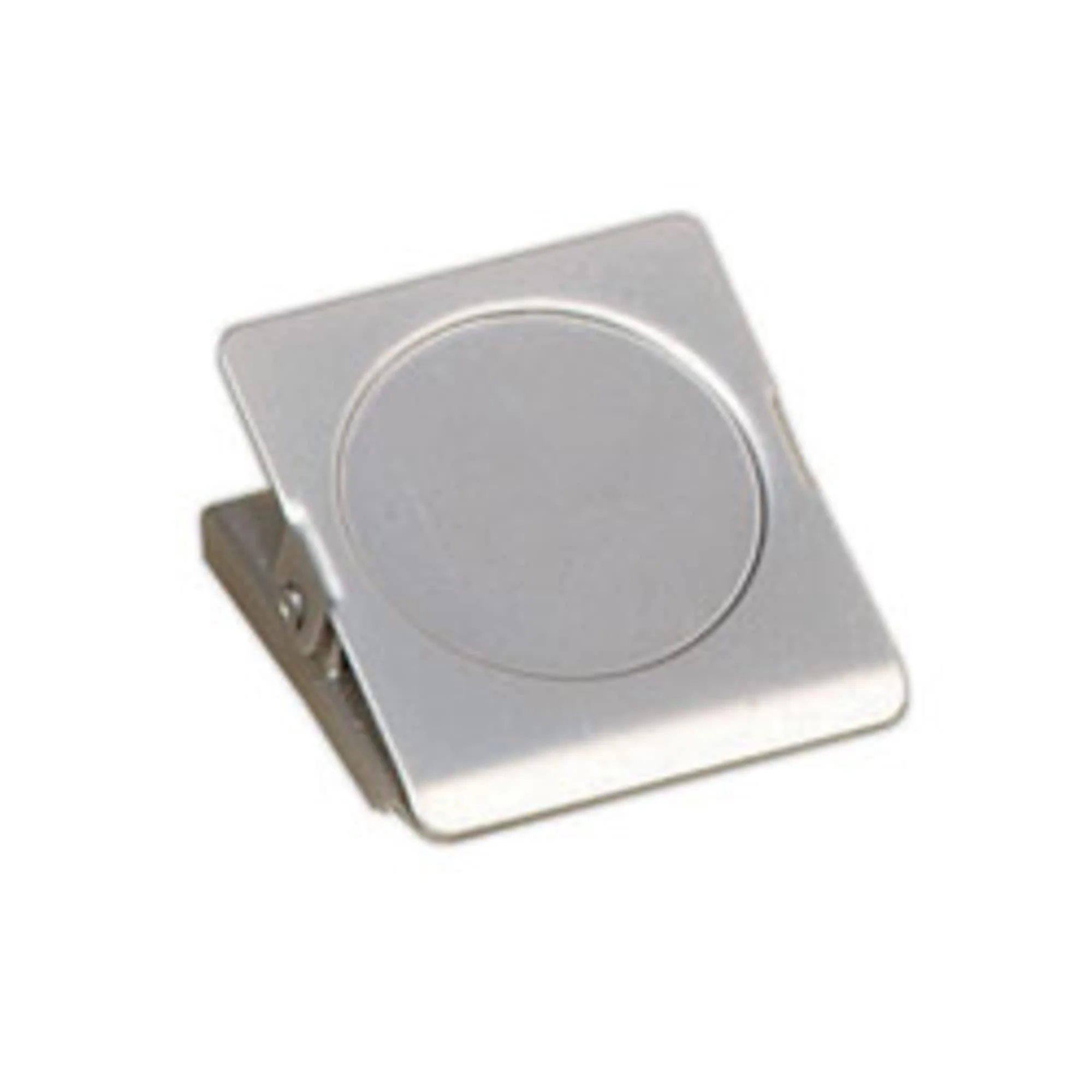Office Depot Magnetic Clips, 1 3/4in., Silver, Pack Of 3, AV-MGL