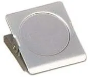 Office Depot Magnetic Clips, 1 3/4in., Silver, Pack Of 3, AV-MGL