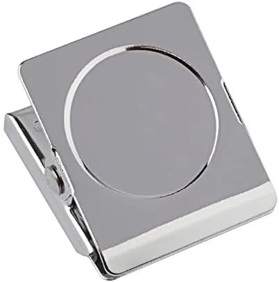 Office Depot Magnetic Clips, Silver, Pack Of 2, ODSQC-2