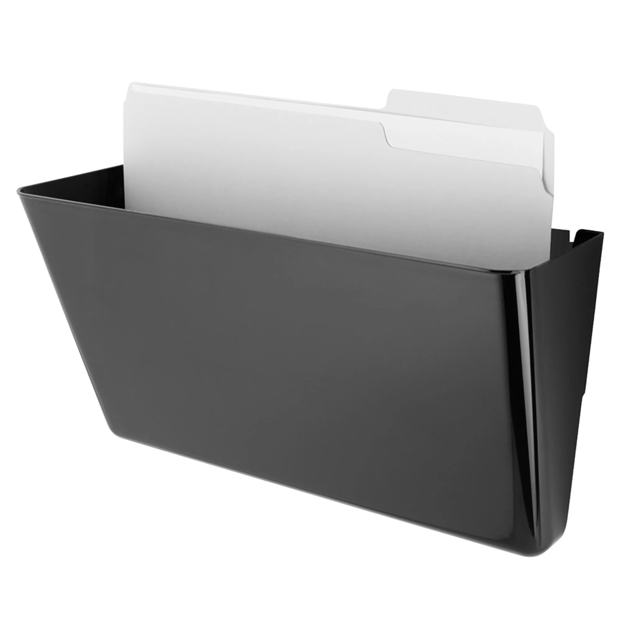Office Depot Magnetic Wall Pocket - Letter Size, Black