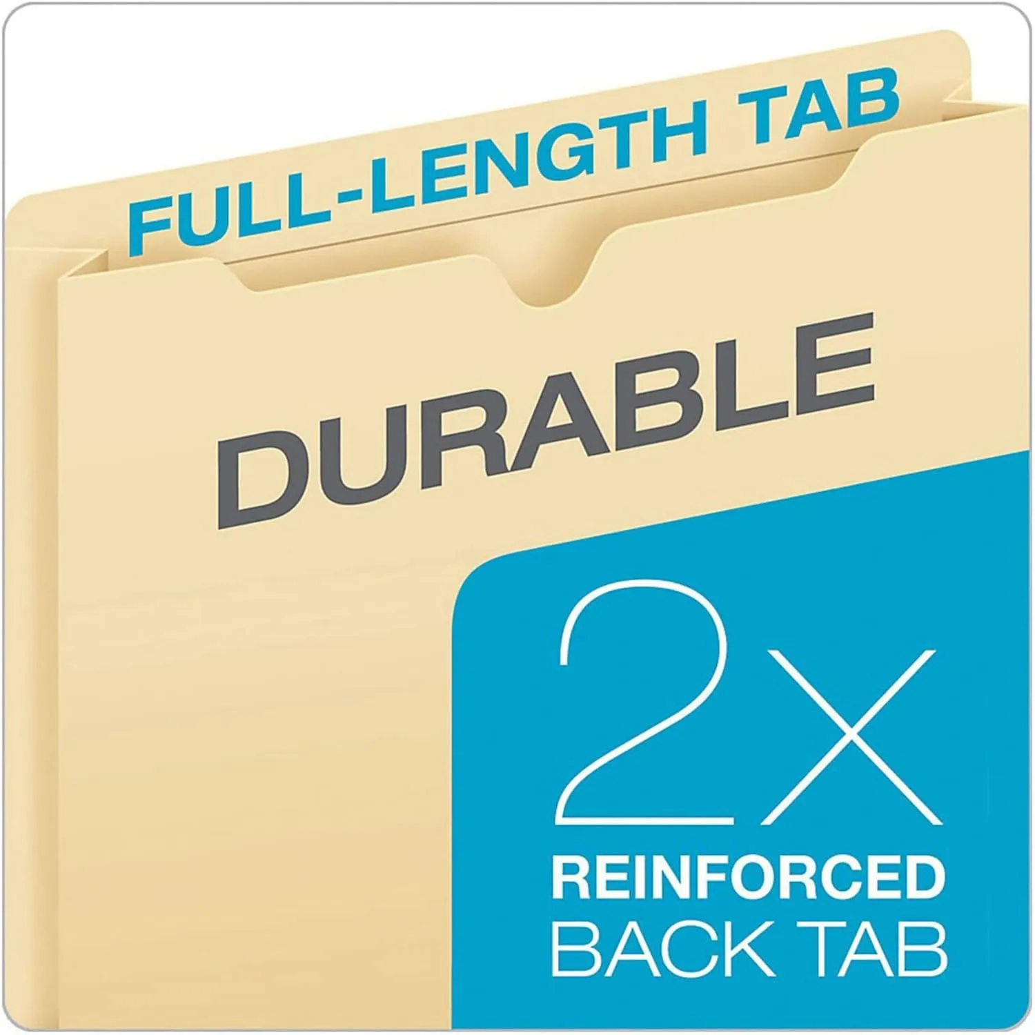 Office Depot Manila File Jackets, 1in. Expansion, 8 1/2in. x 11in., Box of 50, OD24910